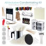 Custom Supply Luxury Adults Soy Wax Gel Electric Melting Pot Kit Diy Candle