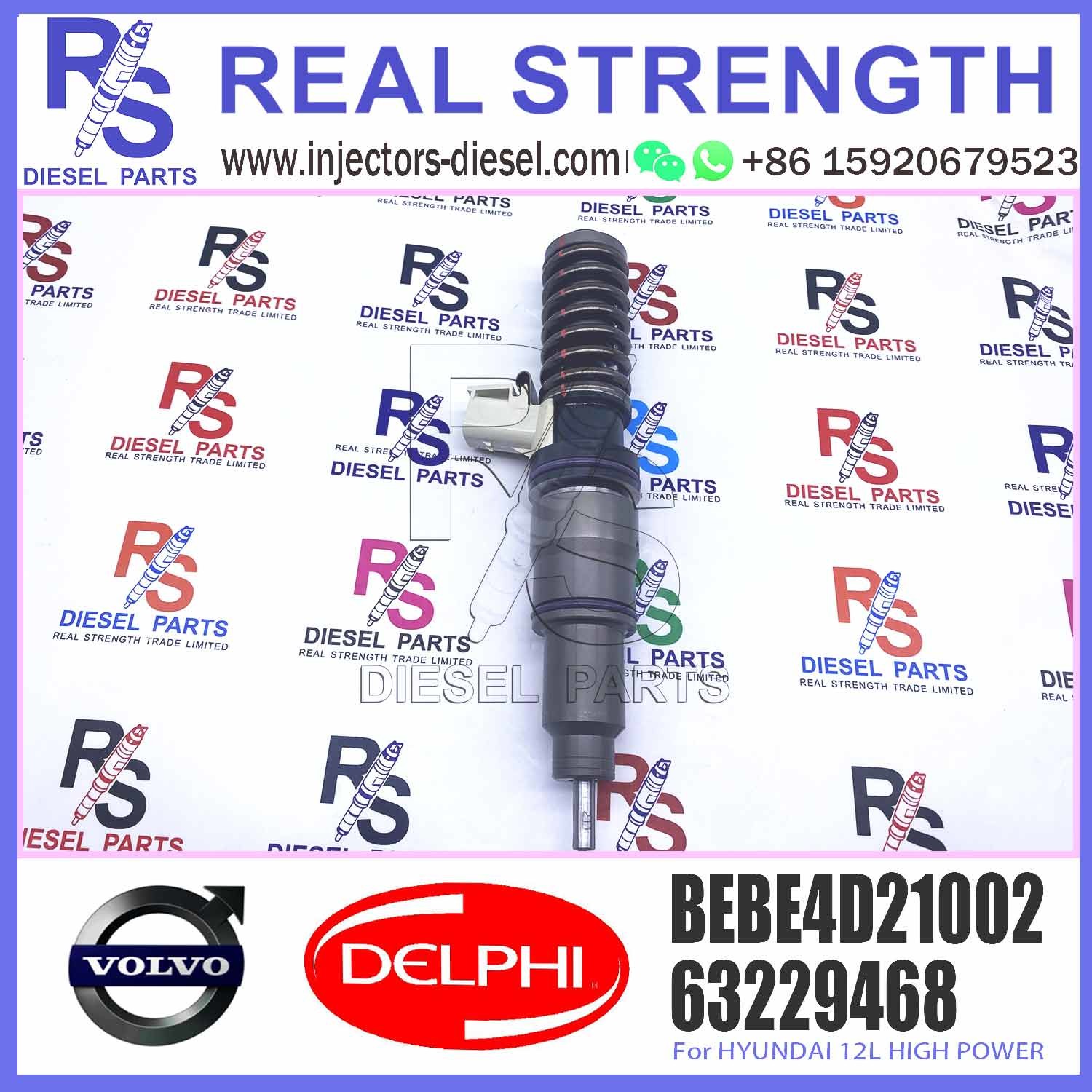 High Quality Diesel engine parts fuel Injector 63229468 33800-84840 BEBE4D21002