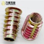 BS Wood Insert Lock Nut M8 Nuts Flat Head Trapezoid For Wood Furniture