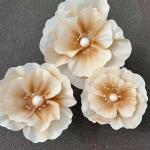 Modern Indoor And Outdoor Giant Silk Artificial Simulation Large Organza Flowers