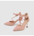 ZM031 A857-8 New Korean Style Strappy High Heel Pointed Sexy Single Shoes Women