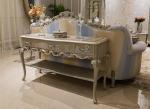 Italy Three Color Available Fancy Antique Golden Console Table FH-126