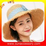 AK17540 fashion Wide brim sunny beach paper straw hats for womens in stock ,