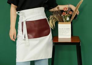 Wholesale White Long Half Length Sets Personalised Kitchen Apron from china suppliers