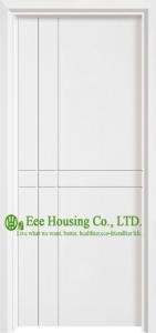 Wholesale 40mm Thickness White Color Timber Veneer Wood Door With Lever Handle, Door Wood Interior from china suppliers