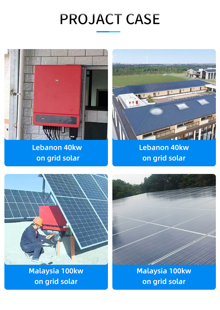 High Efficiency On Grid Solar Energy System PV Power 20KW 25KW
