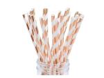 Pink Disposable Party Supplies Striped Assorted Designs Home Decoration