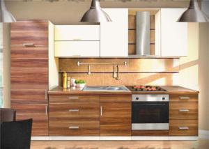 Wholesale PRIMA Customized MDF Kitchen Cabinets With Good Green Color Laminate Finish from china suppliers