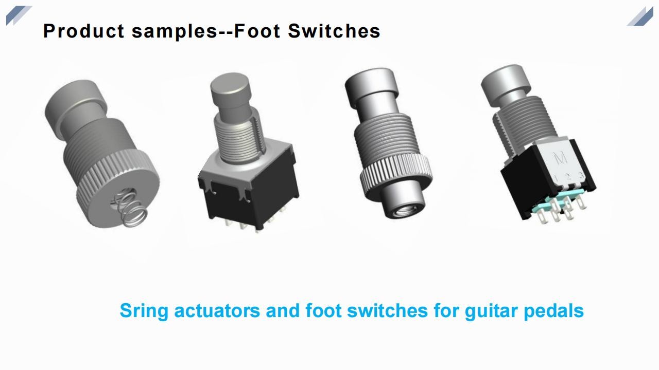 SF17010F Guitar Pedal Footswitch Spring Actuator Vertical Mounting 17mm
