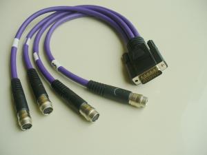 Wholesale Full Shielded Hirose Cable Assembly , Industrial Machine Vision Cables PVC Sheath from china suppliers
