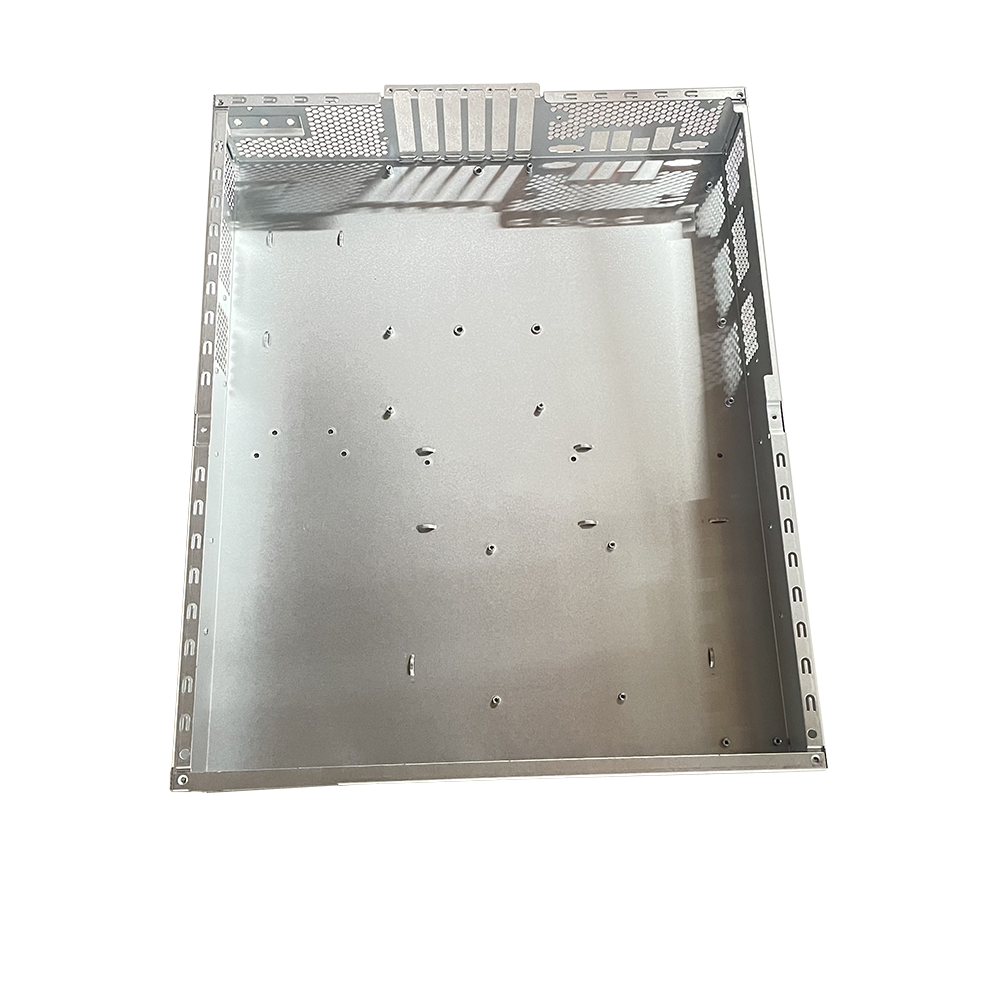 Cnc Cut Sheet Metal Bracket Manufacturer Milling Anodized Electronics Cover Housing