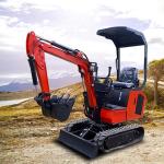 1 Ton Micro Mini Excavator Machine 2300*910*1940mm Miniature Earthmover