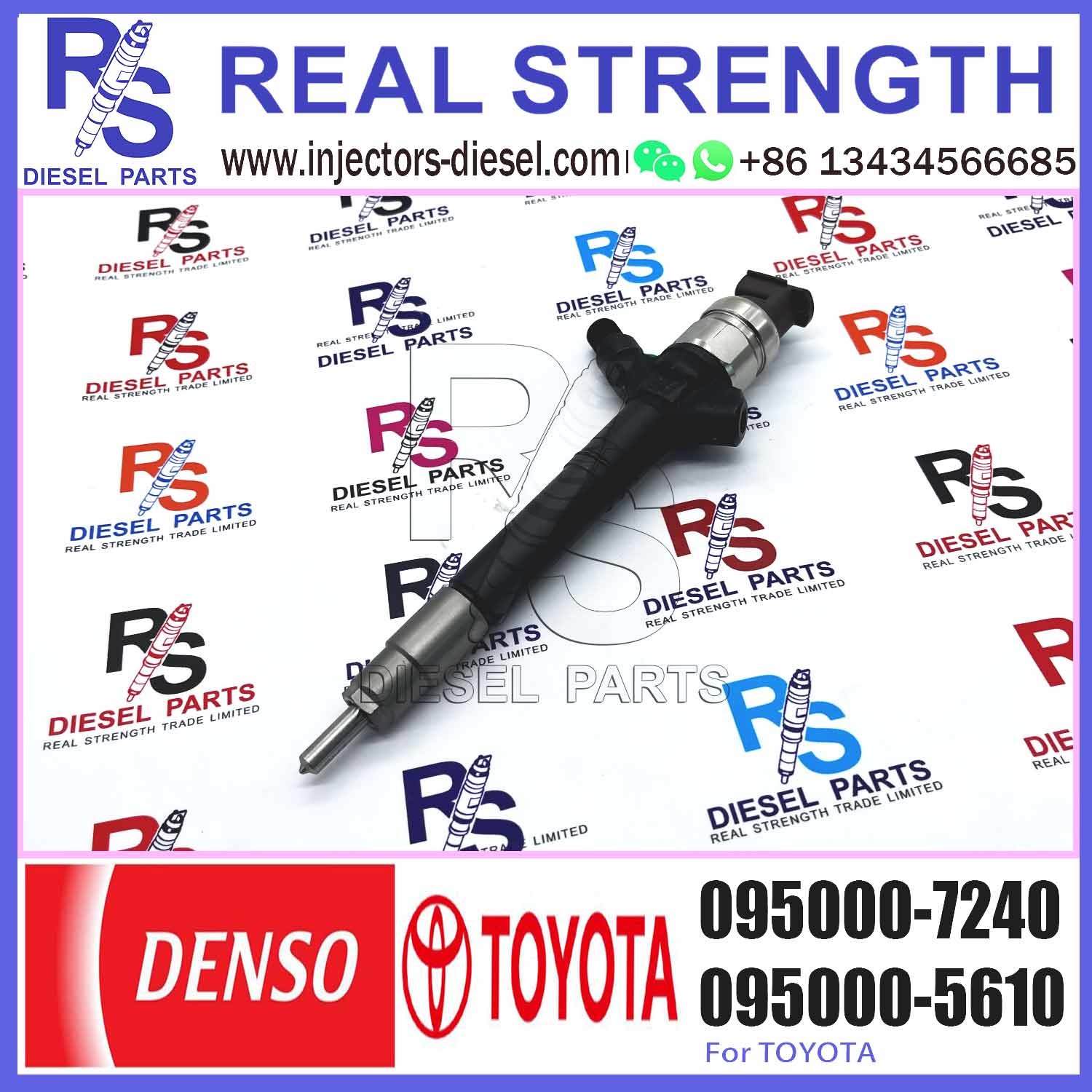 New Diesel Injector 23670-0R120 Common Rail Fuel Injector 095000-7240 For T0Y0TA C0R0LLA RAV4
