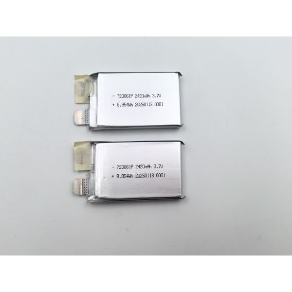 High Power Lithium Polymer Cells 3.7V 2420mAh Lithium Ion Polymer Rechargeable Battery