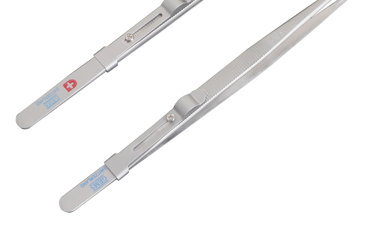 Stainless Steel Jewelry Tweezers Tools Anti Slip Pointed Fine