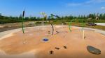 Galvanized Pipe Kids Water Playground Interactive Children'S Splash Park