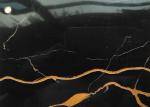 Black Marble Effect Decorative PVC Film Environmentally Friendly