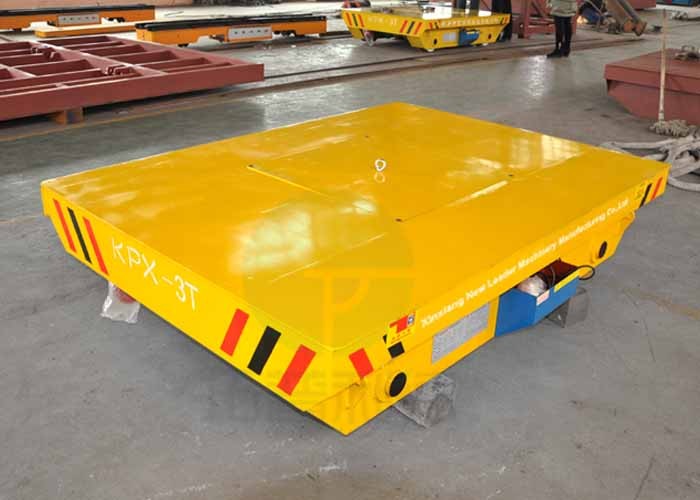 Low Voltage Coils Handling Electric Self Propelled Trailer For Steel Mill Transport