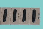 LF882TAB THERMOPLASTIC SIDE FLEXIBLE FLAT TOP CHAINS WITH RUBBER FRICTION TOP