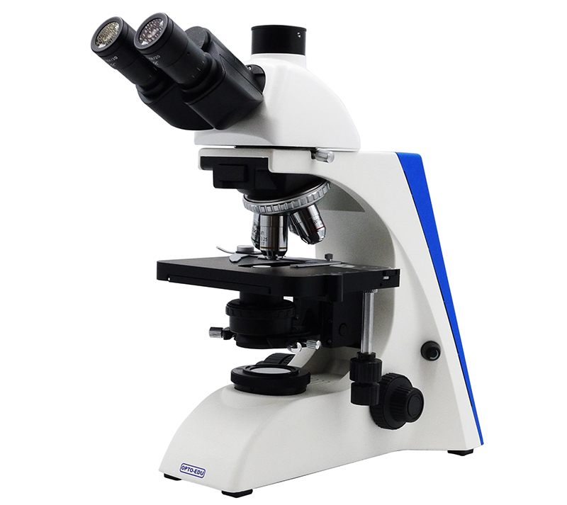 Mechanical Trinocualr Laboratory Metal Microscope Double Layer LED OPTO-EDU A12.2602 400X