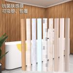 Anti Virus White Wood Grain Wallpaper Healthy Film Peel Stick Wallpaper