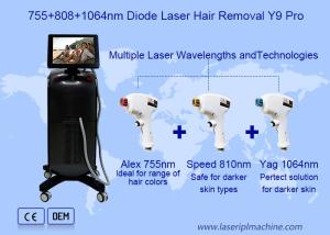 Wholesale Mic Channel 4d 755 808 1064nm Diode Laser Hair Removal Machine from china suppliers