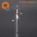 2 Flutes End Milling Cutter Ball Nose Insert Cutter AlTiN TiAIN Coating