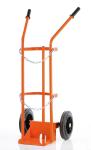 Orange 20ltr 50ltr Propane Cylinder Dolly Oxygen Tank Cart With Wheels