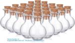 Small Mini Glass Bottles Jars With Cork Stoppers.Wishing Bottle Drifting Bottle