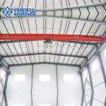 Europe tyre 5 ton single girder overhead crane with electric motor driven