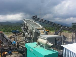 Wholesale 290Kw Tracked Mobile Crusher Machine 250 TPH Trailer Rock Portable Truck Mounted from china suppliers
