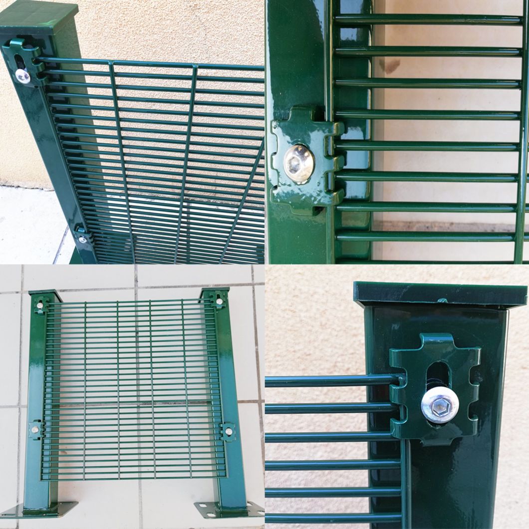 358 High Security Anti Climbing Garden Steel Welded Wire Mesh Fence Panel