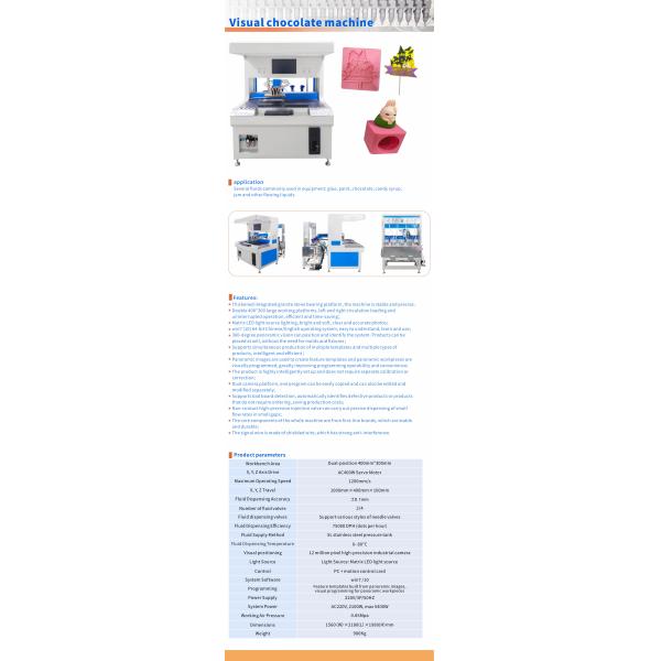 High Speed Visual Food Decorating Machine Candy Making Machine