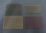 Colorful Decorative 0.5mm Metal Coil Drapery / Metal Mesh Curtain Corrosion