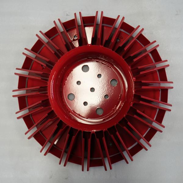 Zoomlion Heavy Industry Compatible Double-Layer Concave Sweeping Disks – Red for Road Surface Cleaning (Sanitation Vehicle Use)