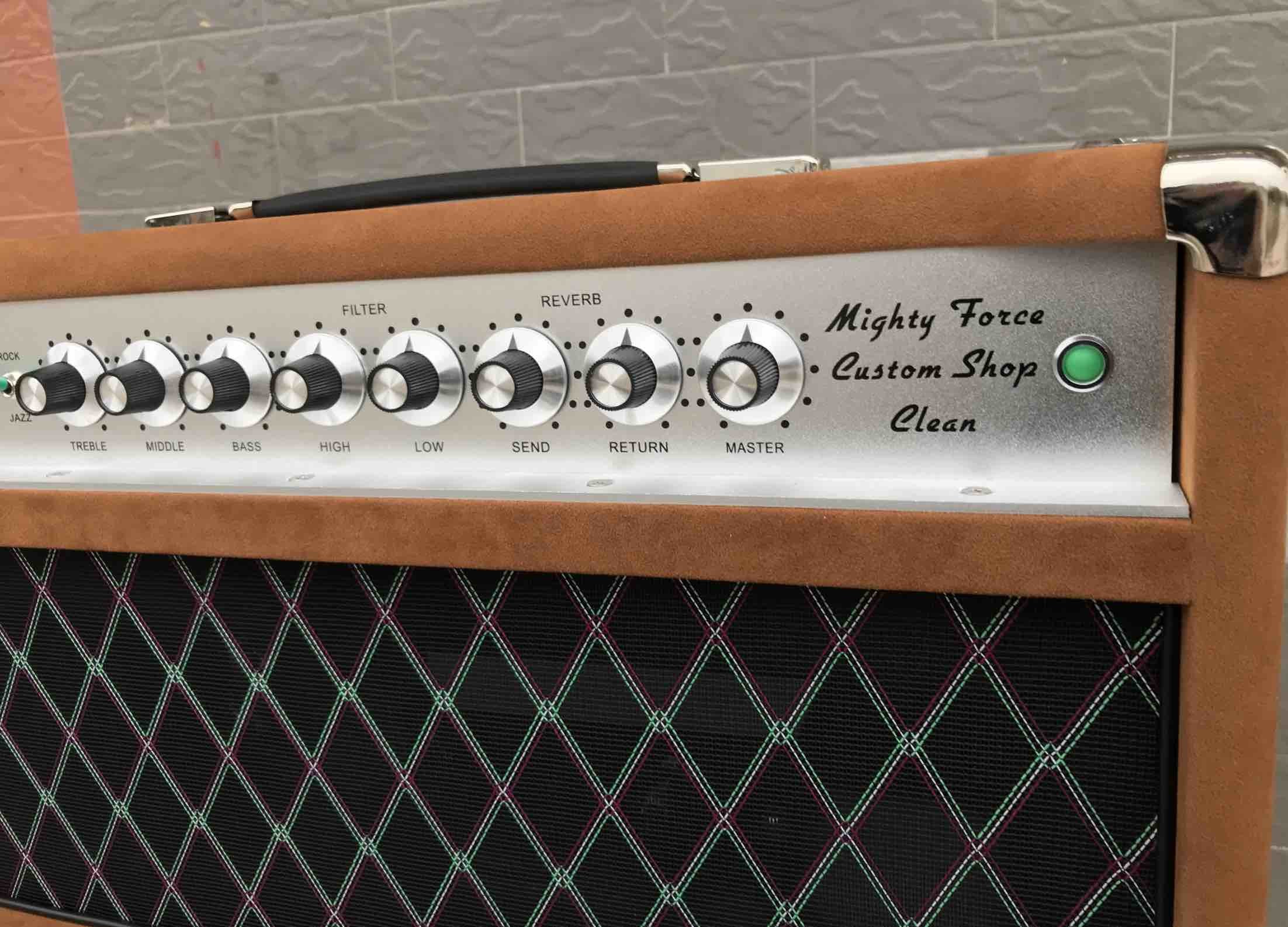 Custom Amplifier Deluxe Handwired Steel String Singer SSS Guitar Amplifier Head 50W with Kinds Tolex Option