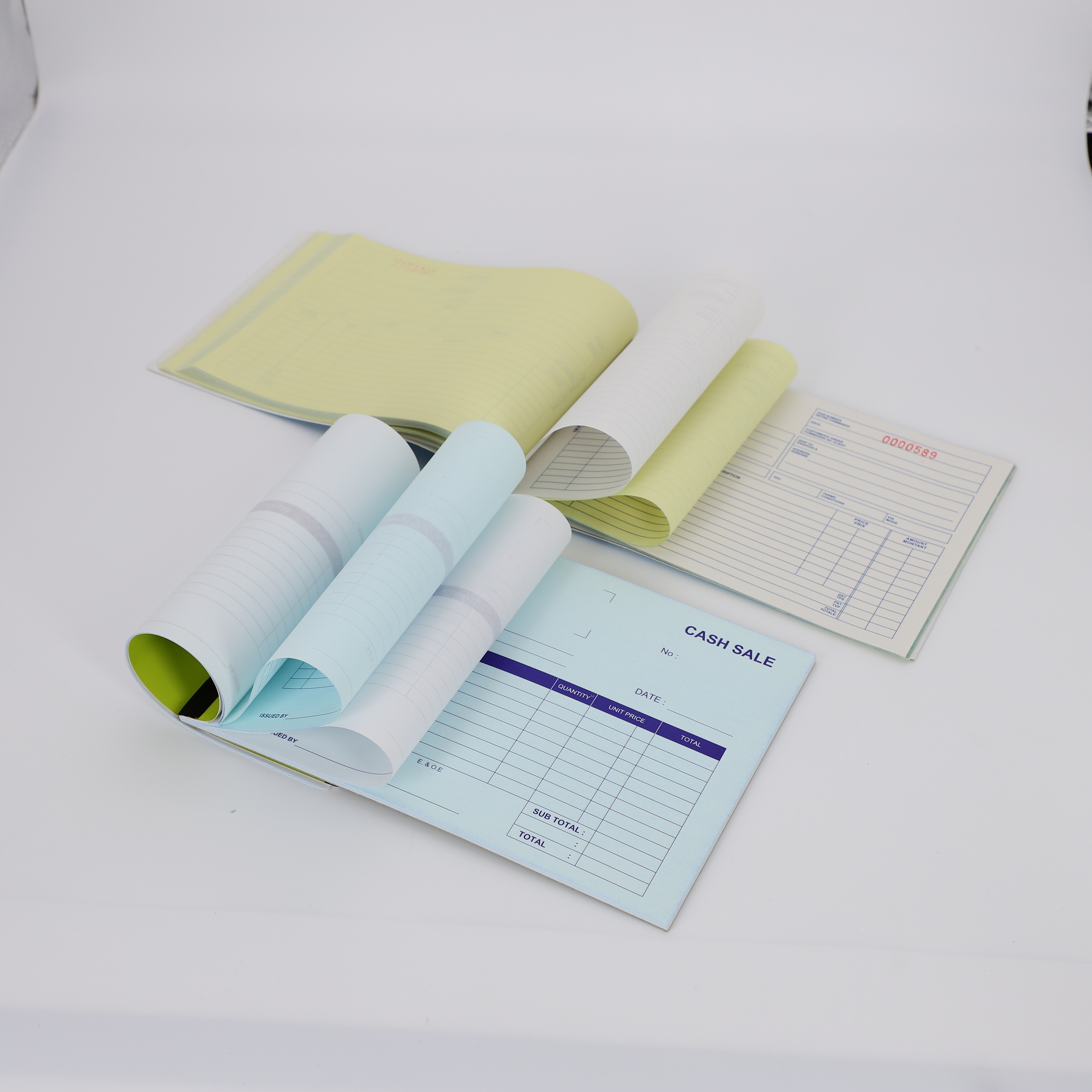 100% importer virgin Wood Pulp 7Plys Self Copy Paper For Invoice