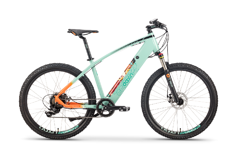 Light Green Thailand Electric City Bike 16.5AH Lithium Battery 250w