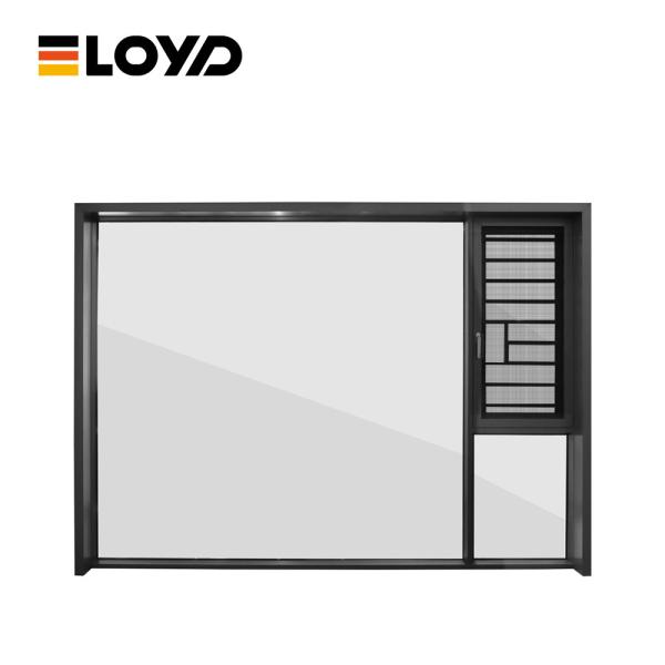 Victorian Low-E glass Aluminum Windproof Casement Windows Replacement For Living