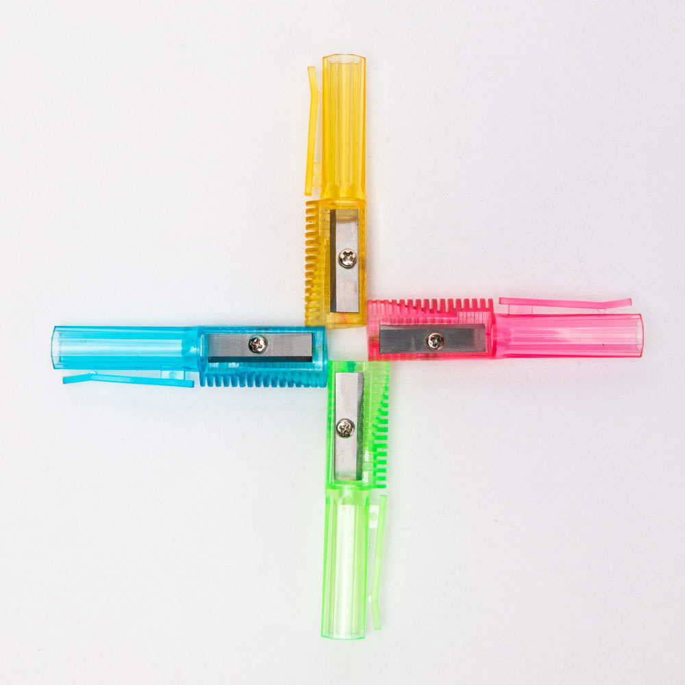 Unique Transparent Pink Creative Pencil Sharpener
