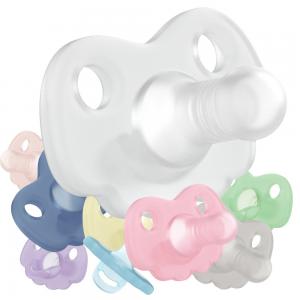 Wholesale Bpa Free Infants Bite Chew Supplies Nipple Flat Teat Baby Silicone Pacifier from china suppliers