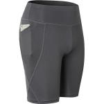 Five Length High Waist Elastic Pocket Athletic Sport Gym Women Shorts