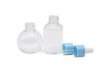 Plastic Ball Shaped 50ml Plastic Dropper Bottle 60ml Plastic Cylinder Essential