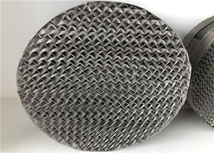 SS 316l Corrugated Metal Structure Packing For Absorption / Scrubbing