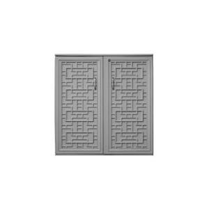 Wholesale 0.4mm To 1.2mm Plastic Shed House With Drawers , Outdoor Large Plastic Storage Sheds from china suppliers