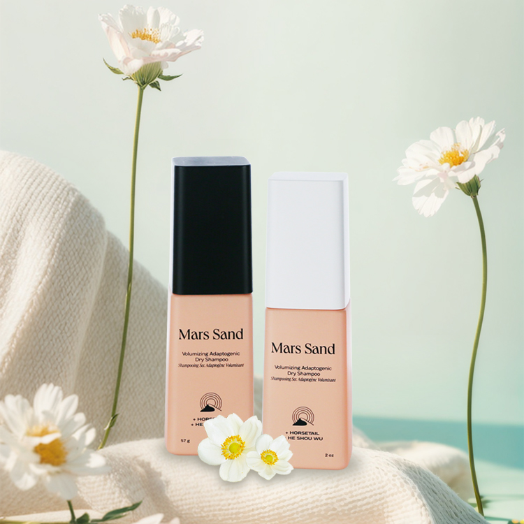 black lotion bottle