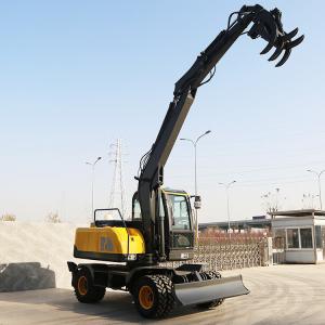 Wholesale Multifunction Bucket Wheel Excavator Construction Machine Drive Grab Wheeled Big Digger from china suppliers