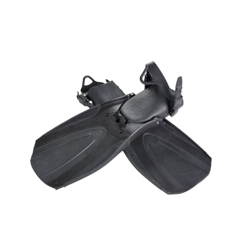 ZTDIVE Neoprene Diving Swim Fins For Snorkeling Folding Webbed Design