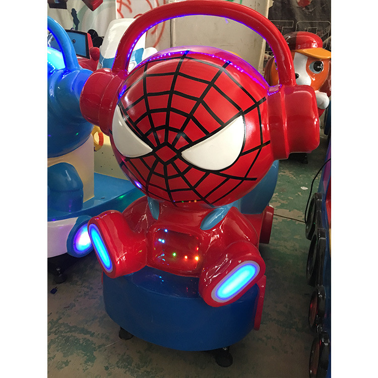 Spider Man Supermarket Children'S Coin Operated Rides / Kids Ride On Cars