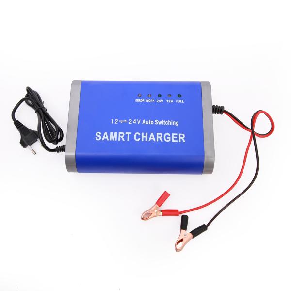 Smart Fast Charger 12V Car Battery Charger 12V 24V 10A 5A Lead-acid Pulse Repair